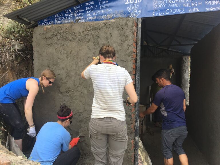 Construction Volunteering in Nepal